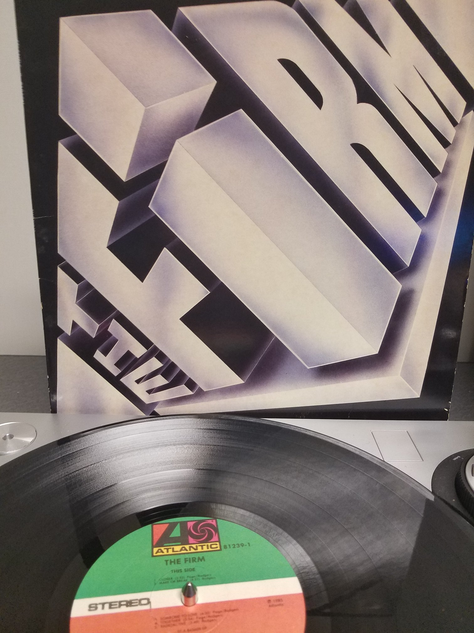The Firm's 1985 debut album with Paul Rodgers and Jimmy Page