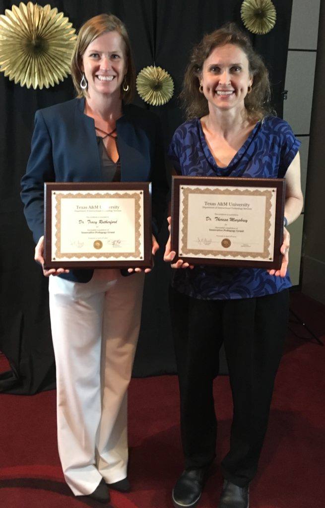 Congratulations to Dr. Tracy Rutherford and Dr. Theresa Murphrey ...