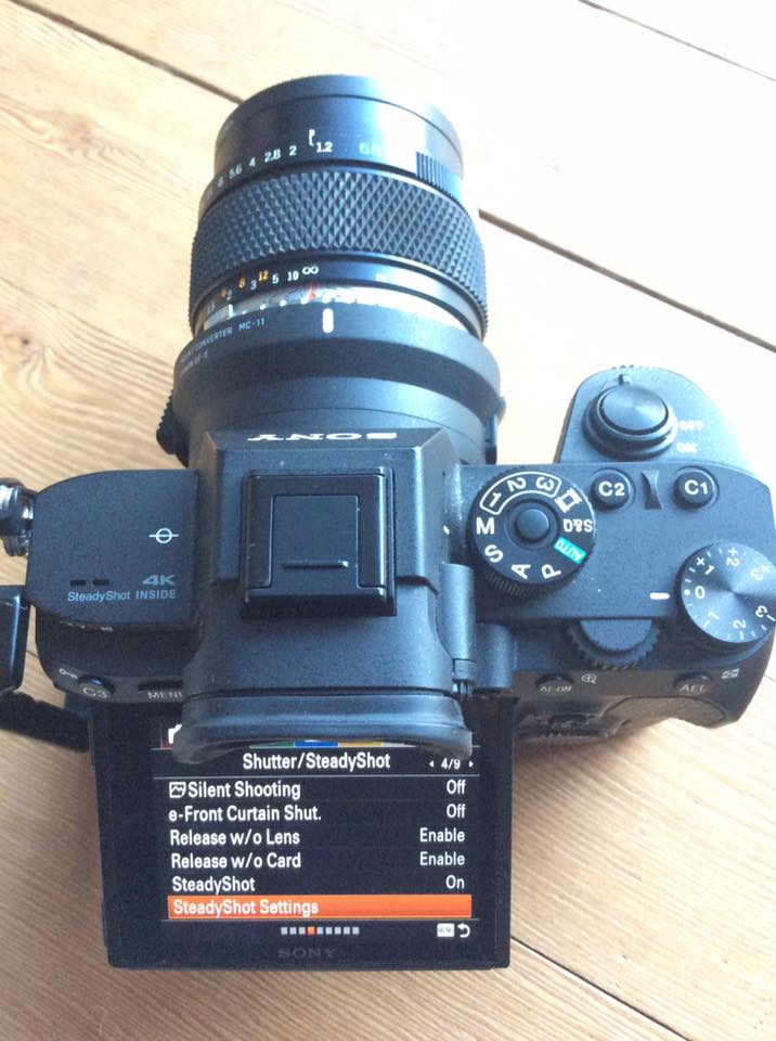 Using Kyocera AF converter on manual focus lenses