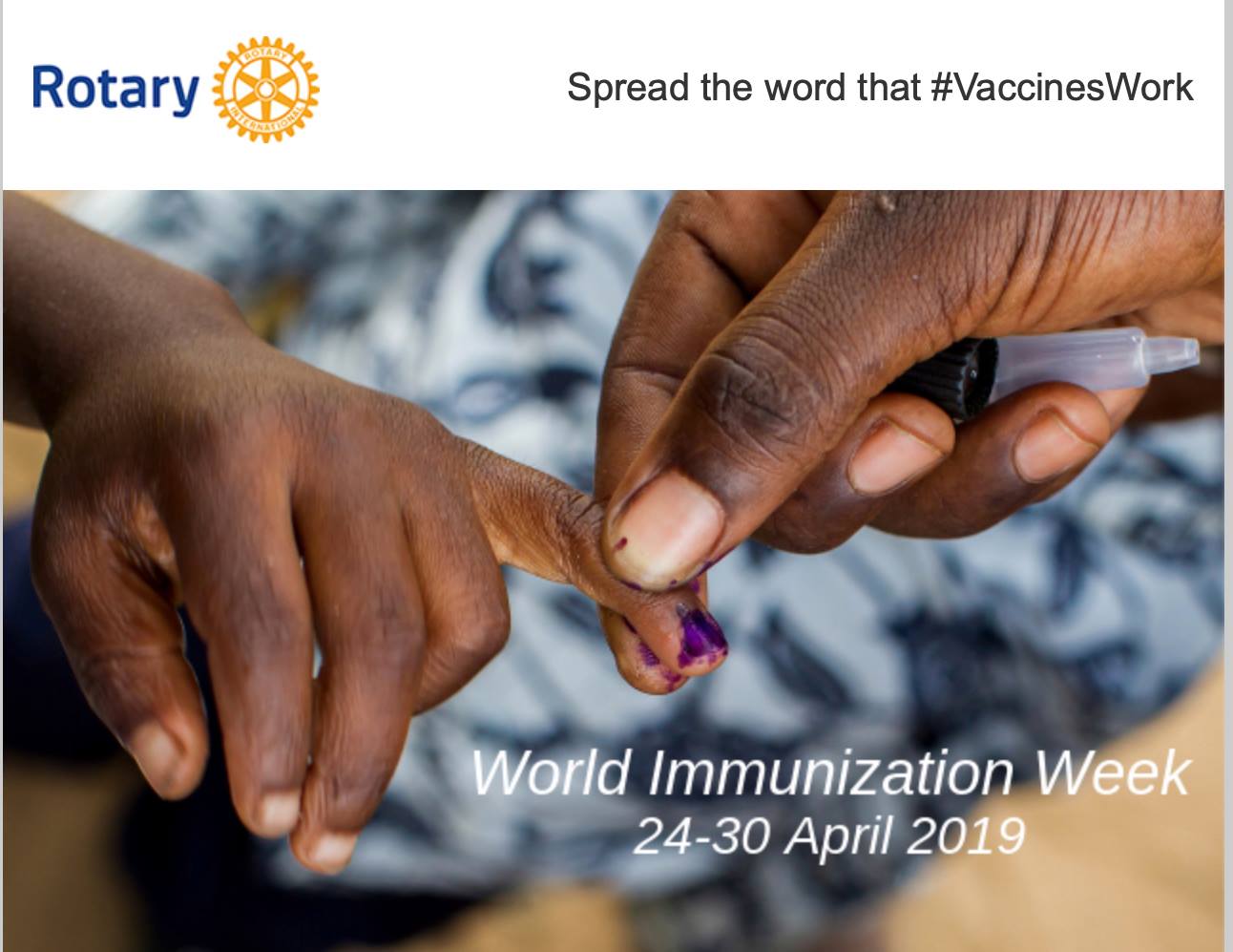 Rehoboth Sunrise Rotary Club - Immunization saves millions of lives ...