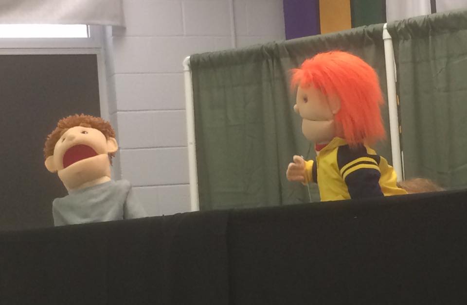 The Well - The Praise Puppets came to visit at The Well...