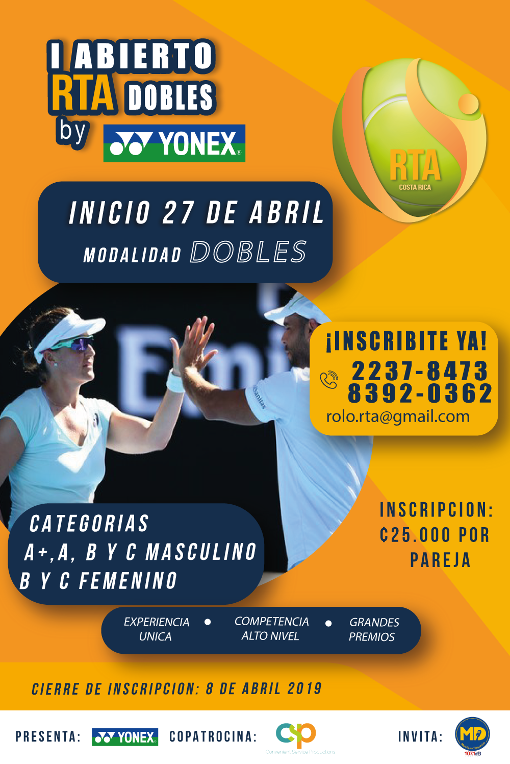 Rojas Tennis Academy RTA San Fran - ¡Se están cerrando las ...