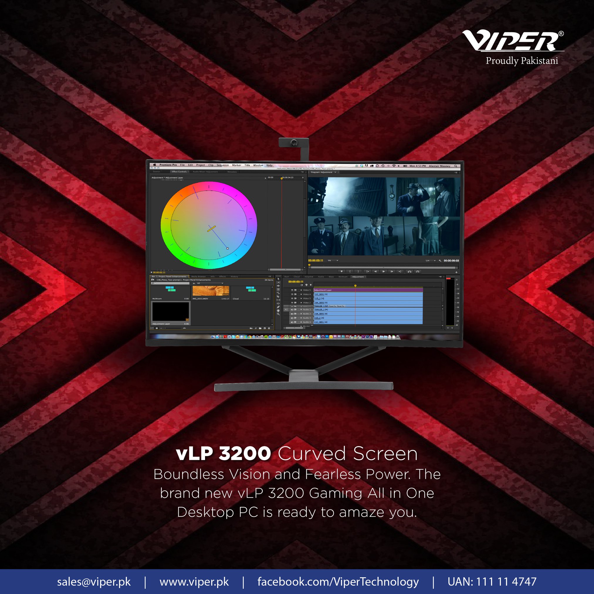 The all-new vLP 3200 Curved Screen All... - Viper Technology