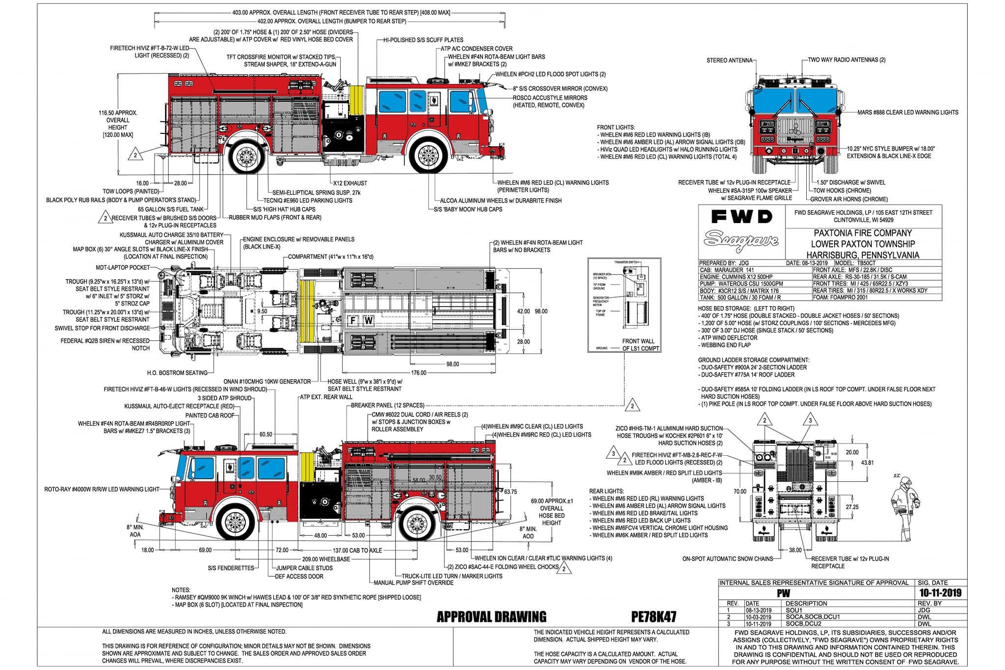 Seagrave - Lower Paxton Township, Pennsylvania has ordered a new Rescue ...