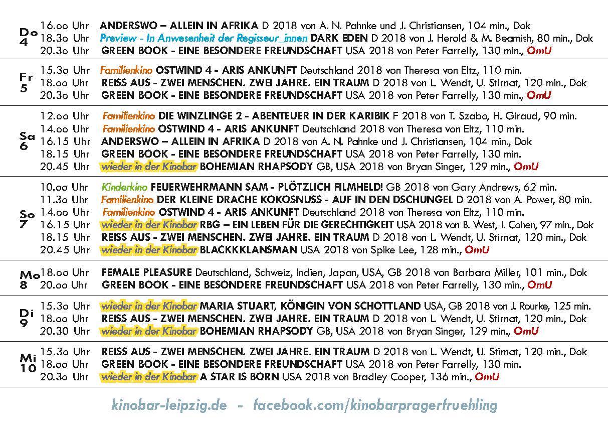 Ab Heute In Der Kinobar Prager Fruhling Kinobar Prager Fruhling