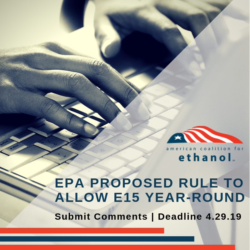 American Coalition for Ethanol - ACE is encouraging members, ethanol ...