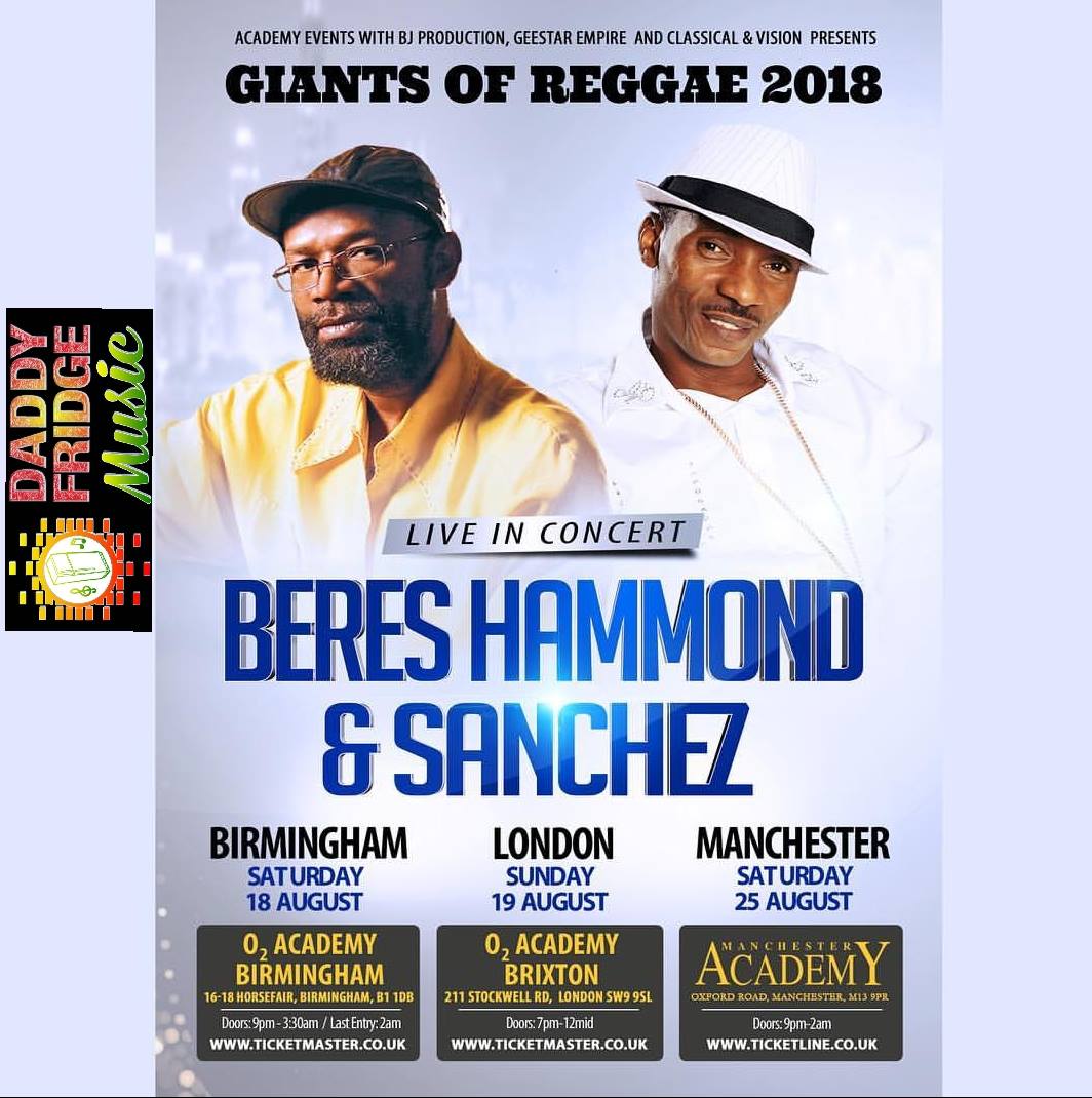 Beres Hammond ✌️ LIVE in Boston ☀️ 🎟️ PRESALE CODE: WT15 Don