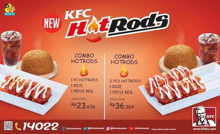 Plaza - Yuk makan siang hari ini kita cicipi menu baru KFC Hot Rods ...