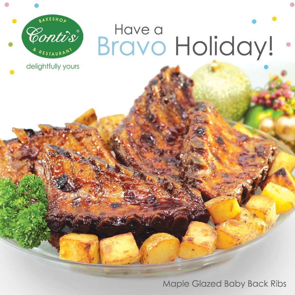 Conti's - Conti’s Maple Glazed Baby Back Ribs will definitely be the ...