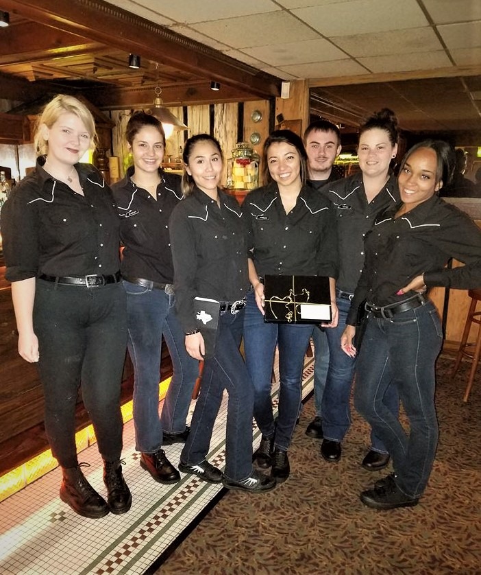 longhorn steakhouse dress code for ladies Texas Cattle Company thanks team service GREEN FLOWY DRESS