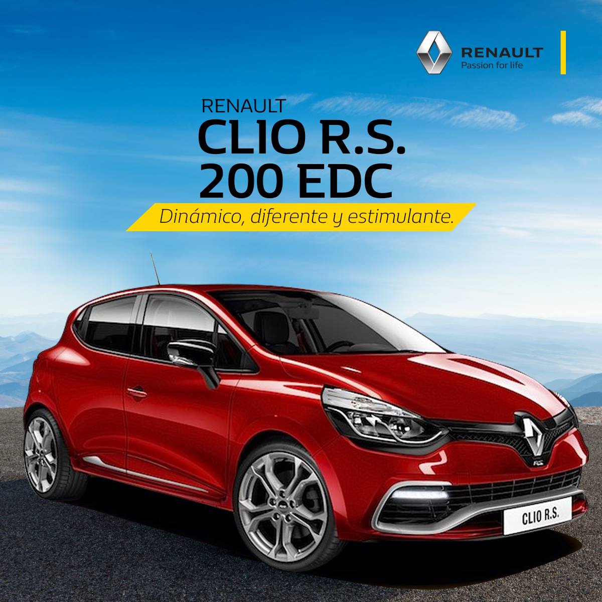 Renault - Nuevo Renault CLIO R.S. 200 EDC despierta tus emociones ...