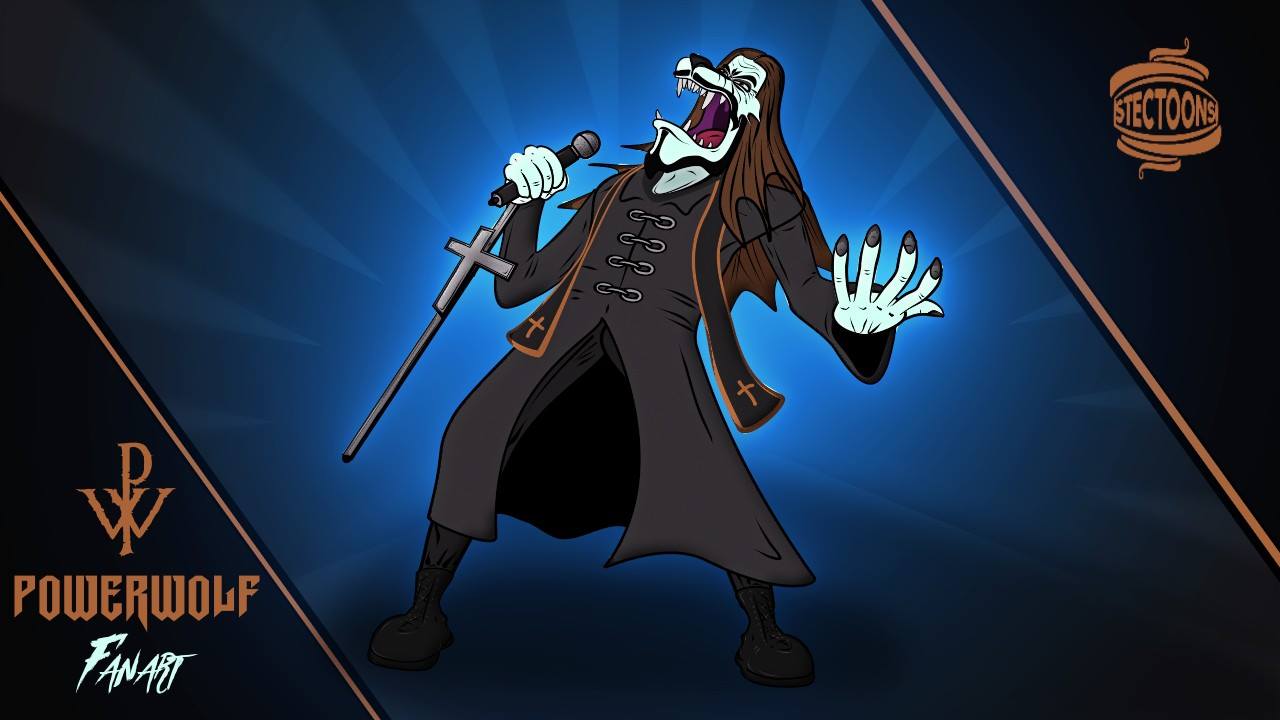 stectoons - Powerwolf Fanart Hello everyone today I made... | Facebook