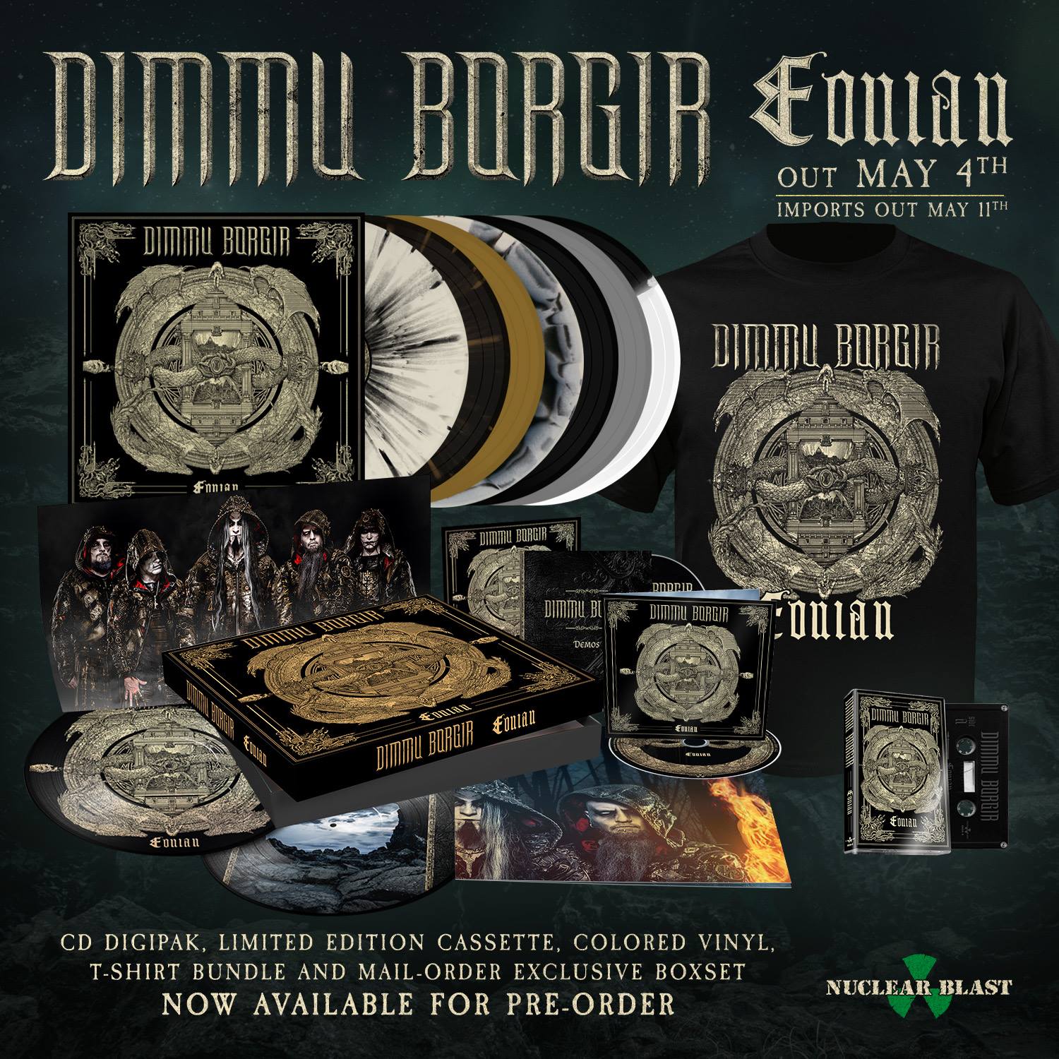 EONIAN - BOXSET Includes a fold-out poster, 180 gram clear vinyl