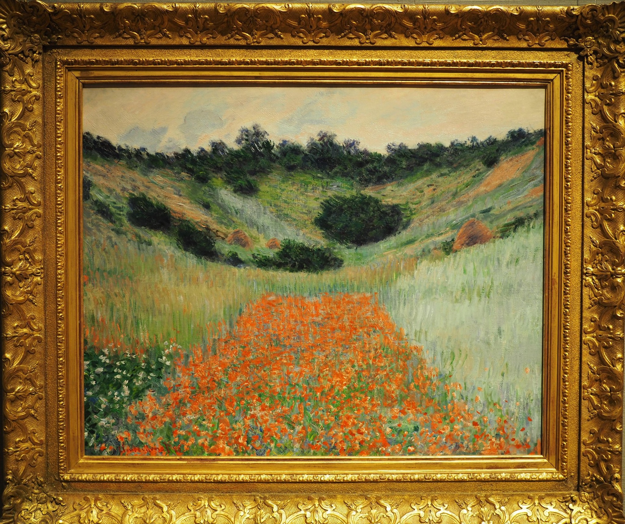 Claude Monet, Poppy Field in a Hollow near Giverny, 1885