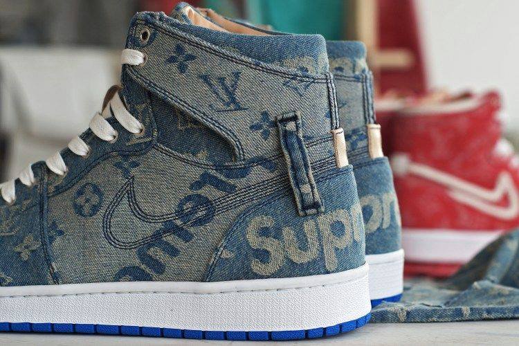 Supreme x Louis Vuitton denim covers @JBFcustoms' latest set of