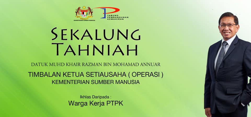 Sekalung Tahniah dan Selamat Bertugas diucapkan kepada Datuk Muhd Khair ...