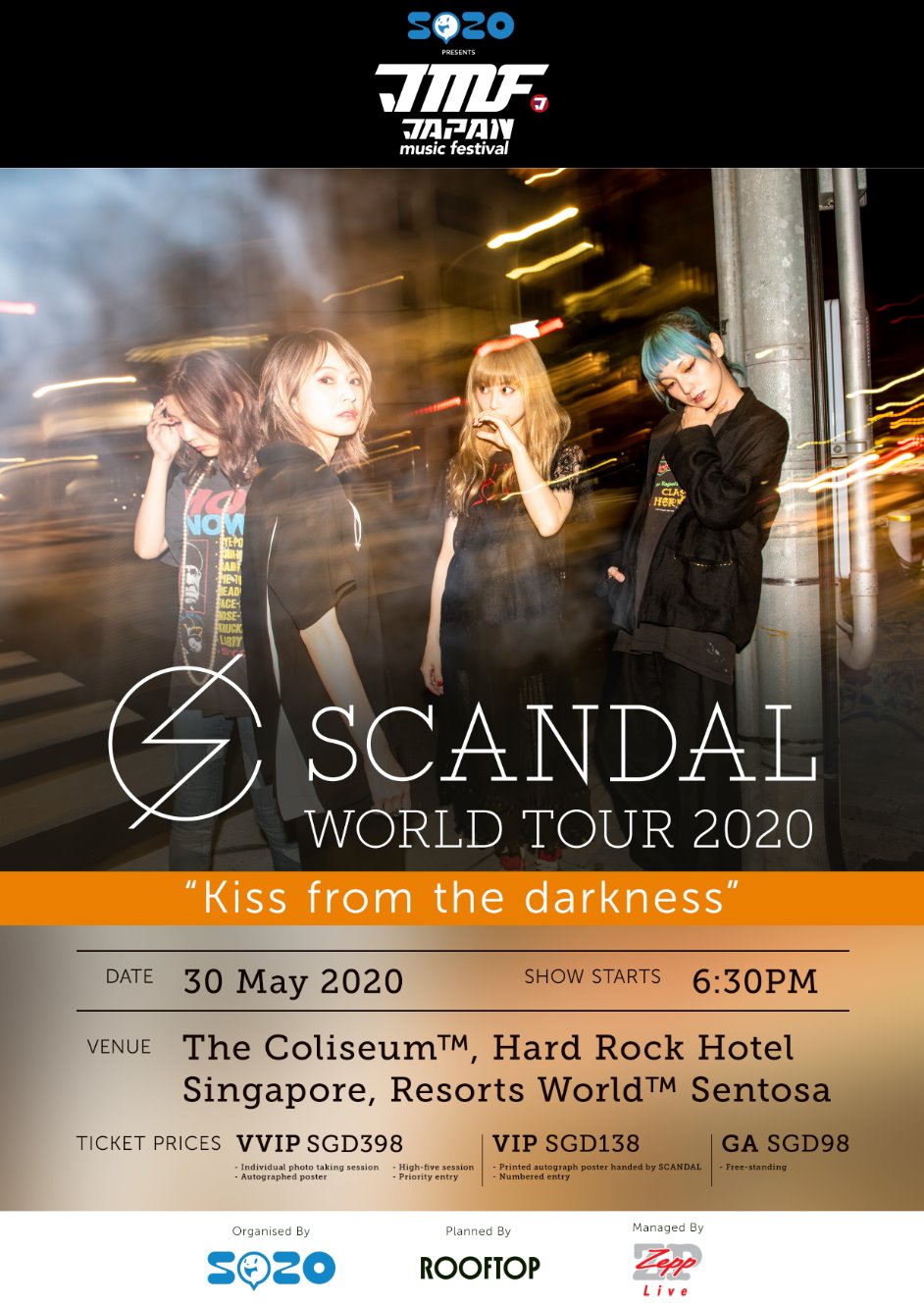 SCANDAL ARENA TOUR 2015-2016『PERFECT WORLD』