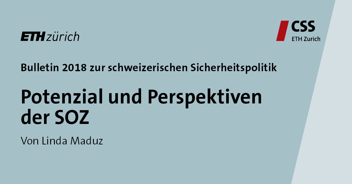 Center for Security Studies at ETH Zurich - Im Auftrag des EDA ...