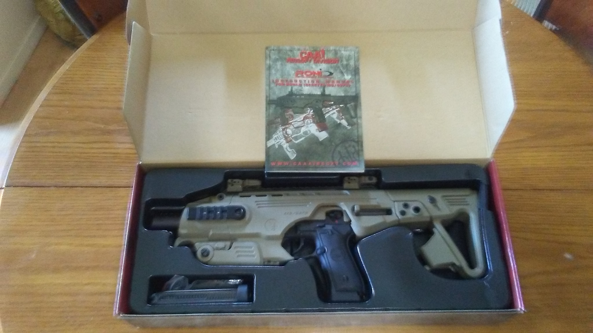 Brand new Roni Kit in Desert Tan camo for Glock pistol now 