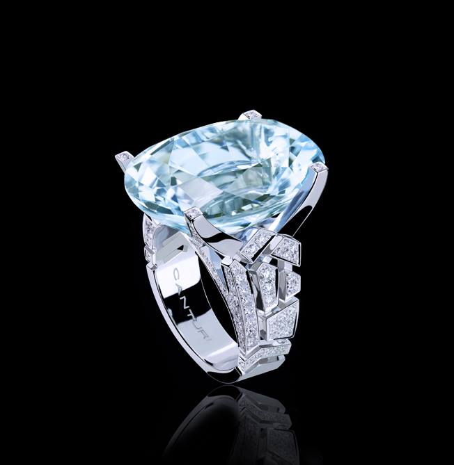 Princess diana aquamarine ring