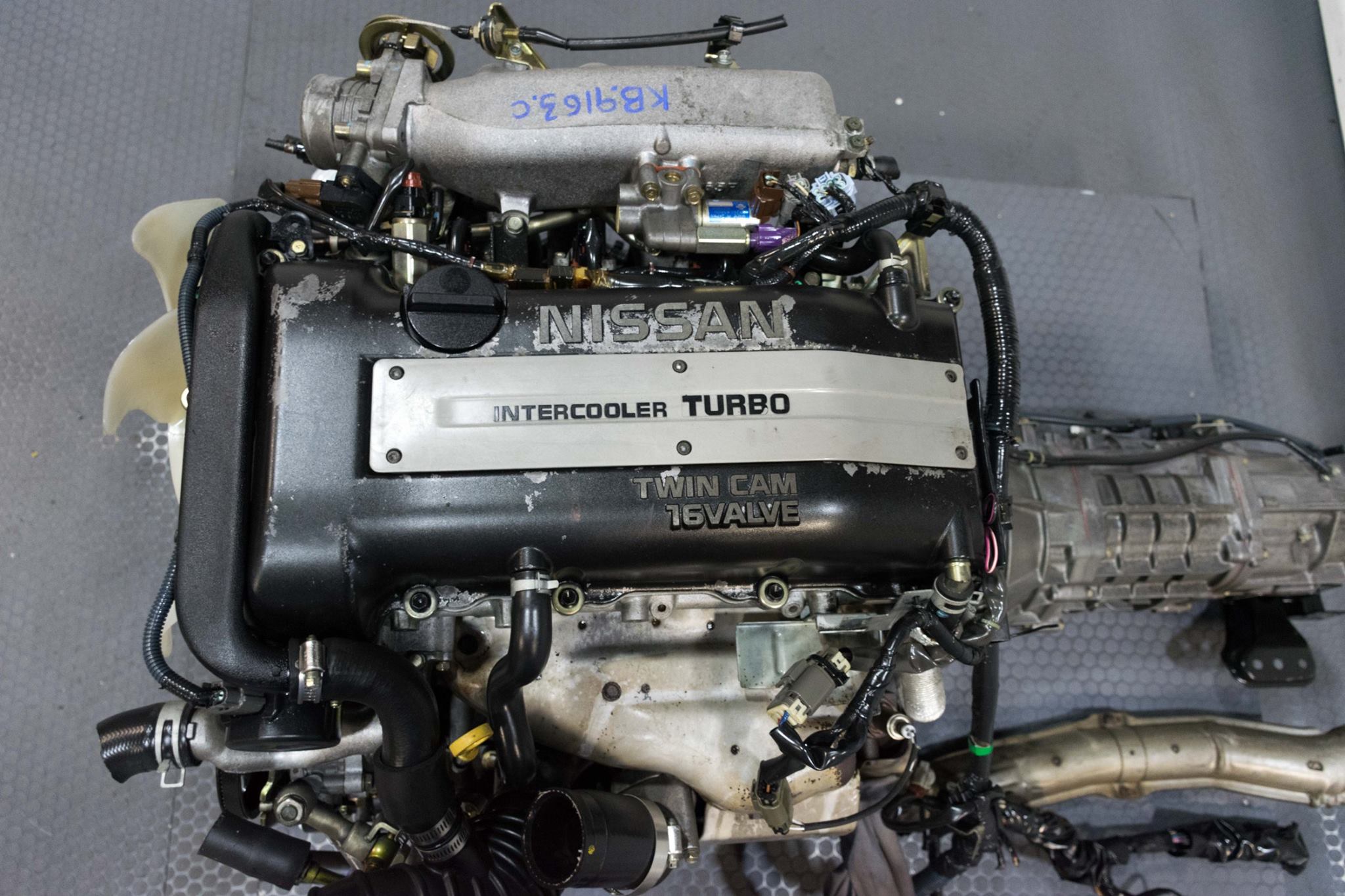 ?? Used S15 Nissan SR20DET Blacktop with 6 Speed Transmission 
