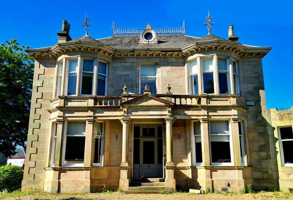 This - Whitehall on Springkell Avenue beside Maxwell Park on the ...