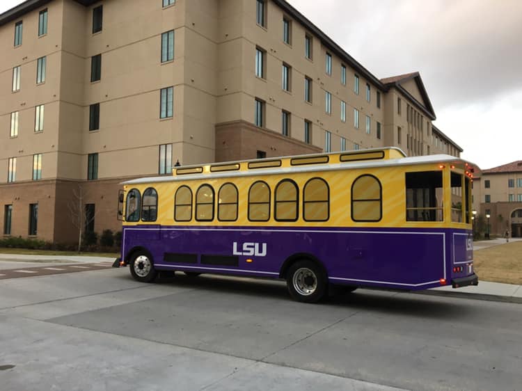 😍 The trolley is in route! - LSU Residential Life