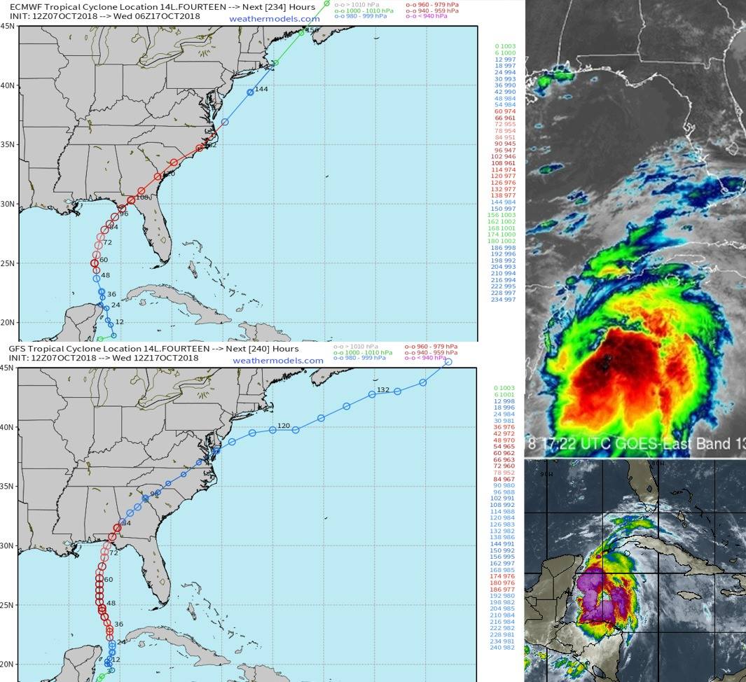Mike's Weather Page - Afternoon EURO/GFS. These maps show the pressure ...