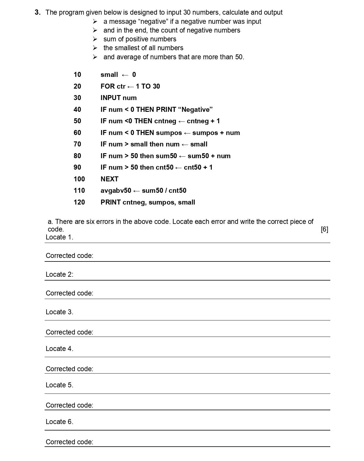 Computer Science 2210 / 0478 Cambridge O Level / IGCSE
