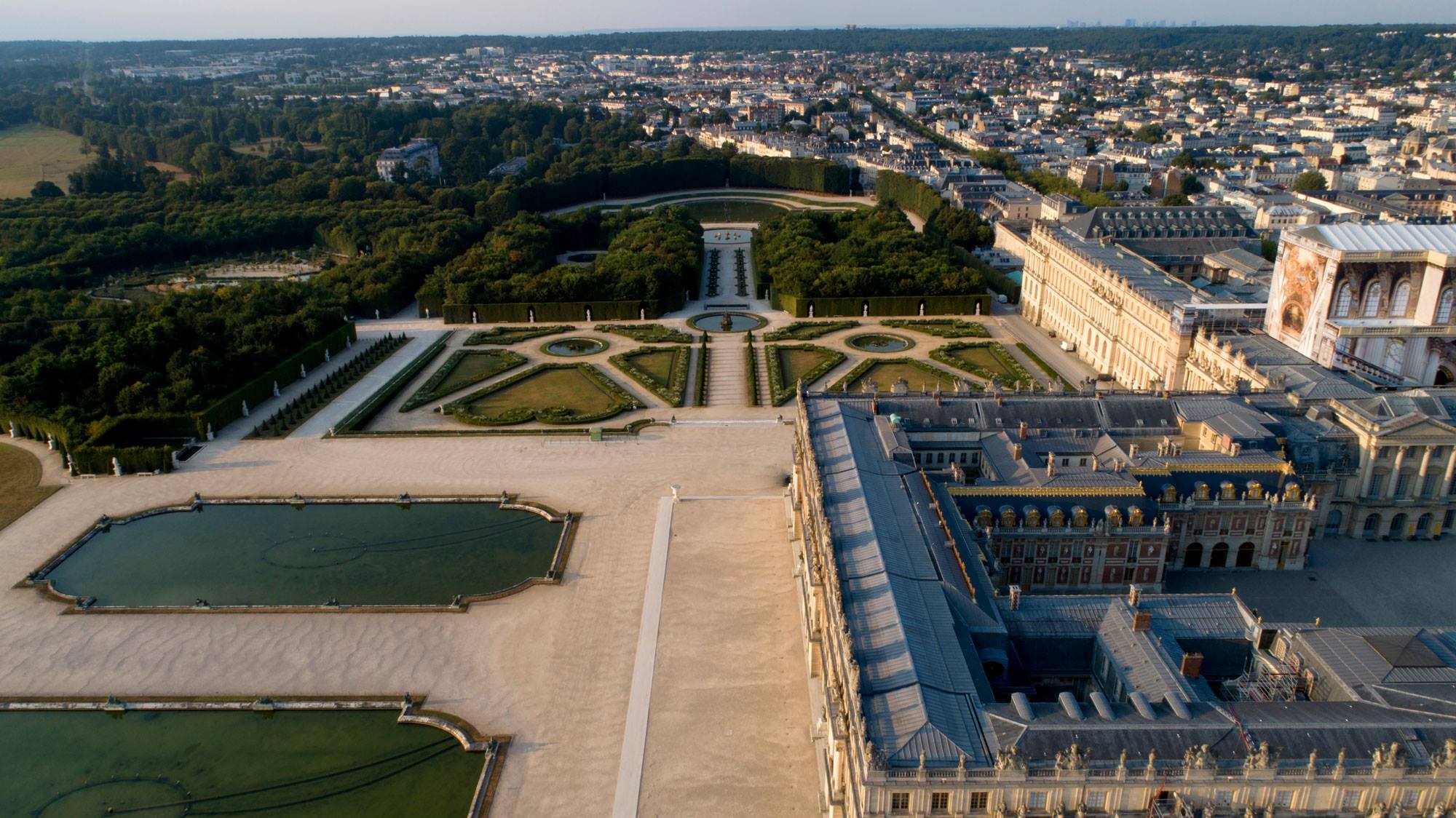 Chateau De Versailles Vu Du Ciel