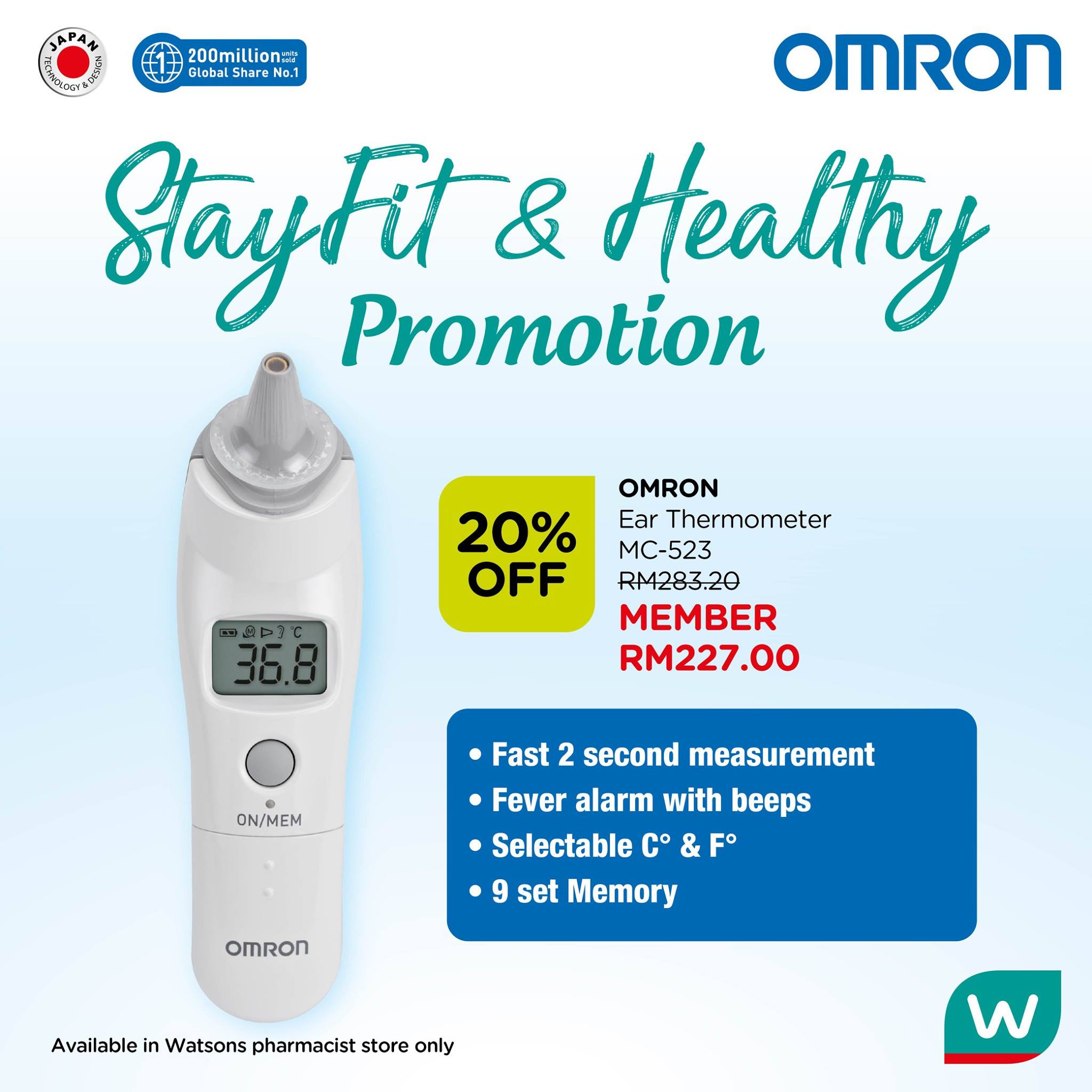 Watsons Stay Fit And Healthy With Omron And Check Out Facebook