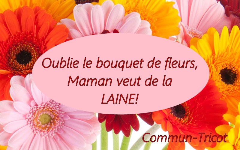Pour La Fête Des Mères Le 12 Mai 2019 Commun Tricot