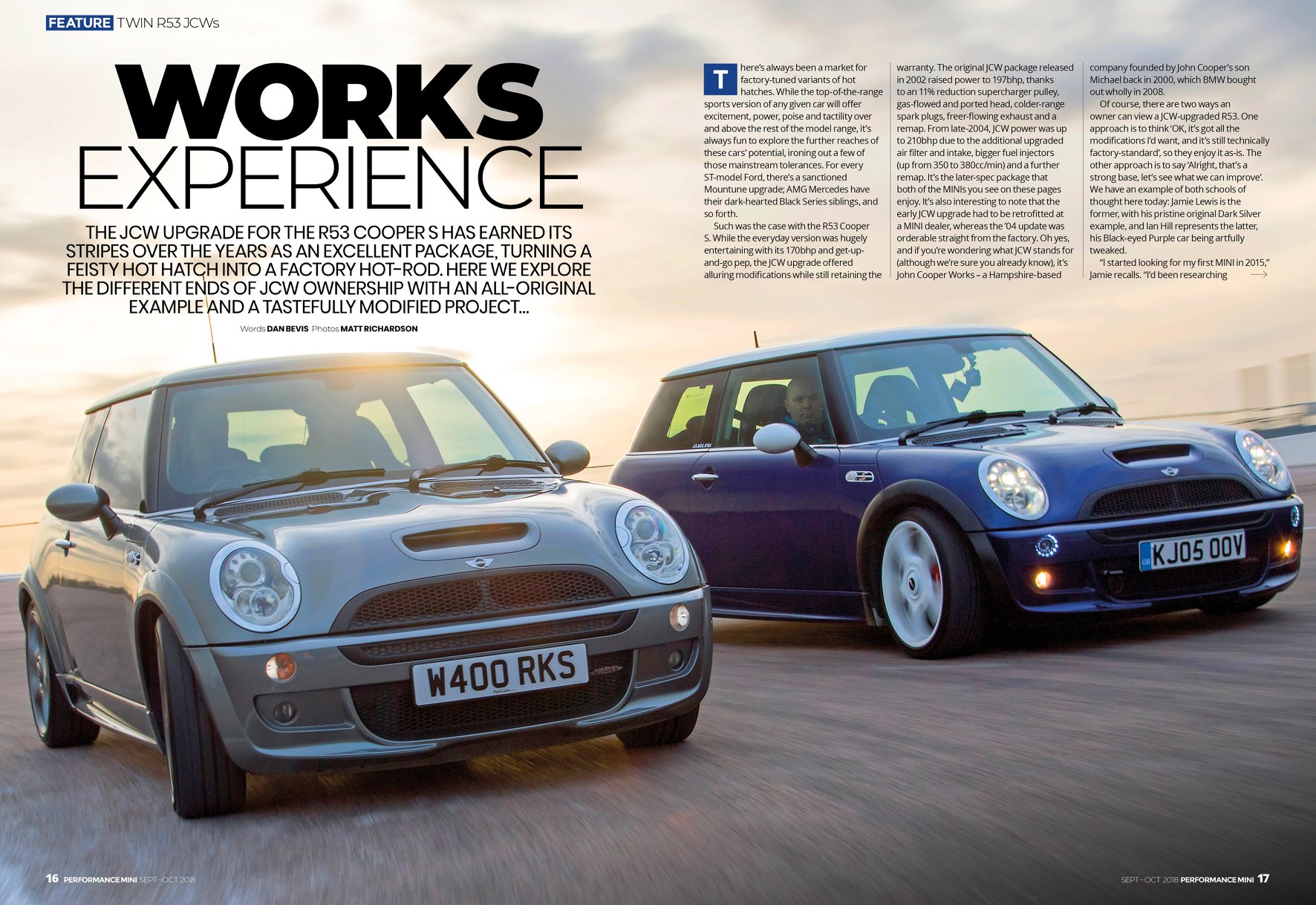 The first issue of Performance MINI is... - Performance MINI