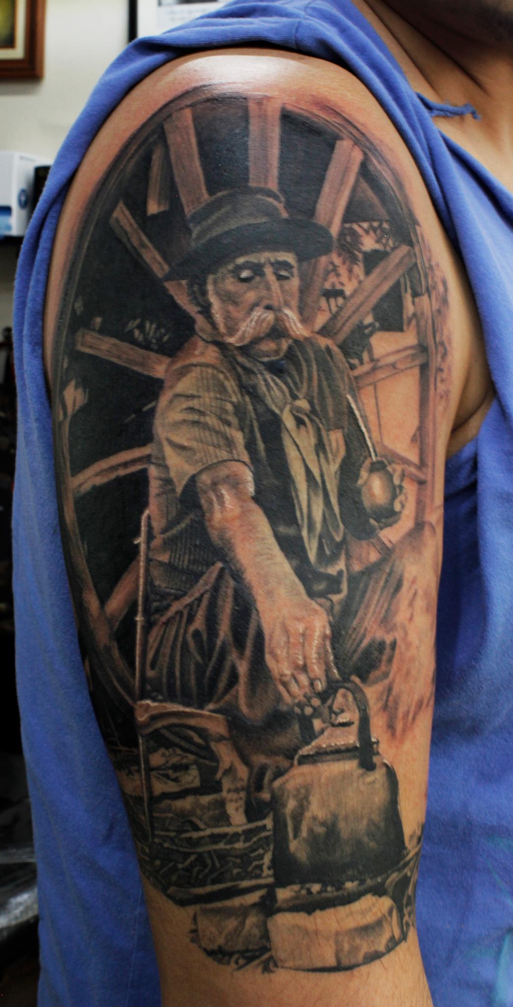 Argentino Realizada Por Indio Reyes Tatuajes De Reyes Facebook