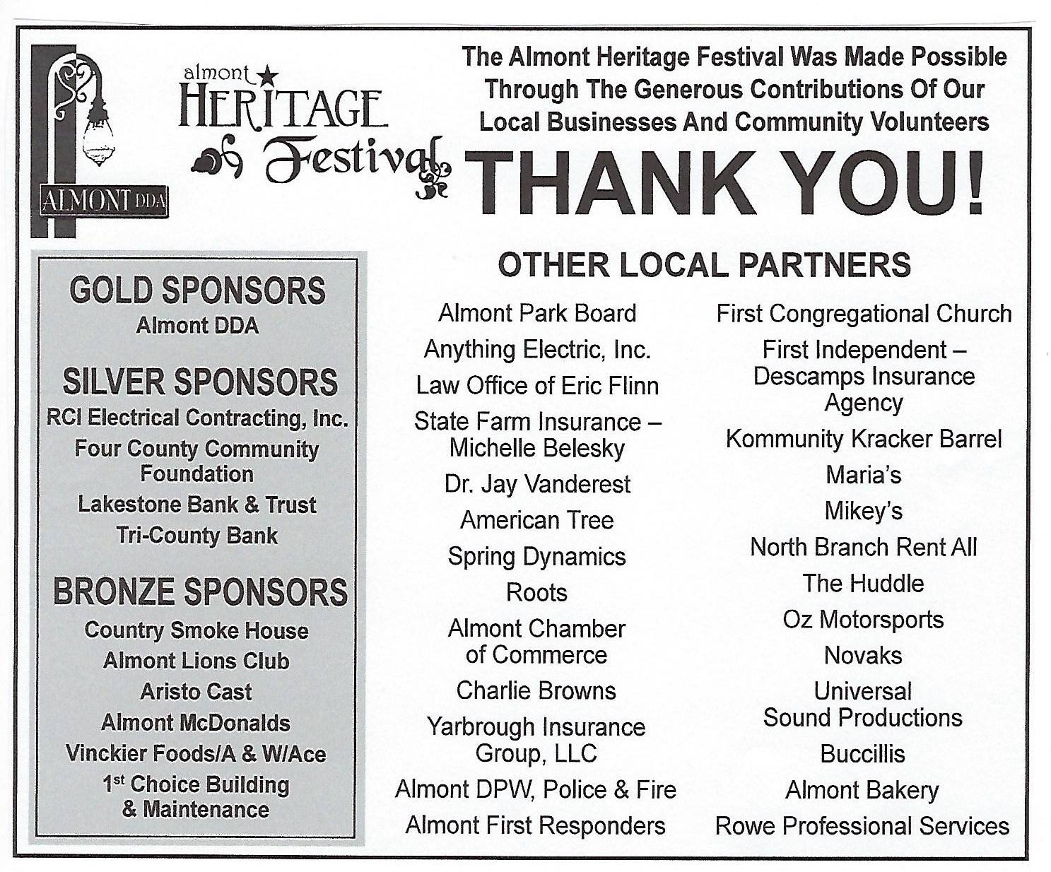 Downtown Almont - Almont Heritage Festival and Car Show a... | Facebook