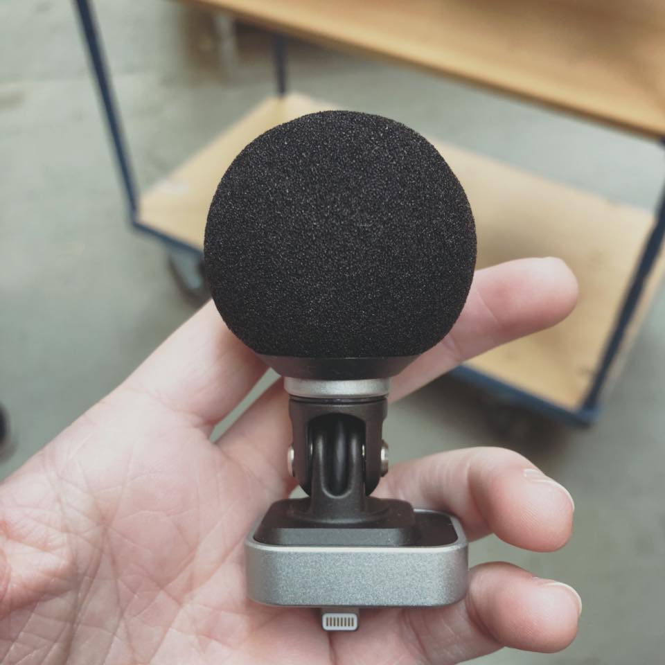 The Shure MV88 (again) plugs right into your iPhone The Shure MV88