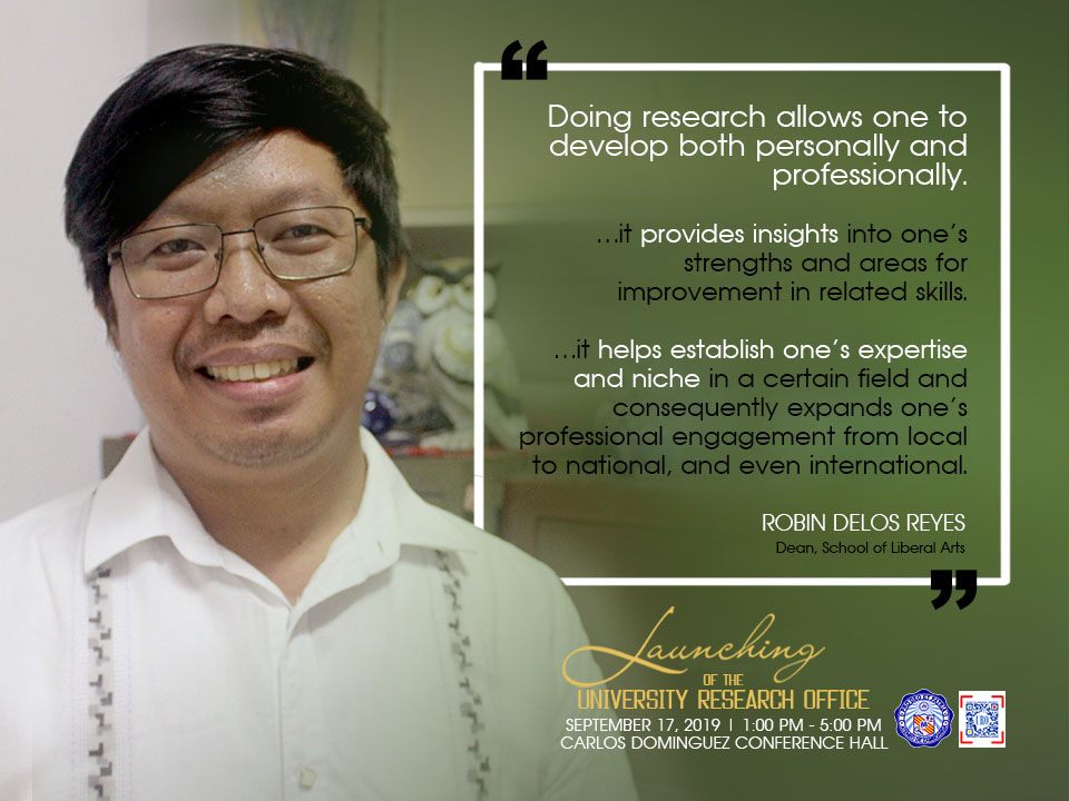Ateneo de Zamboanga University - Why do research? Dr Robin Delos Reyes ...