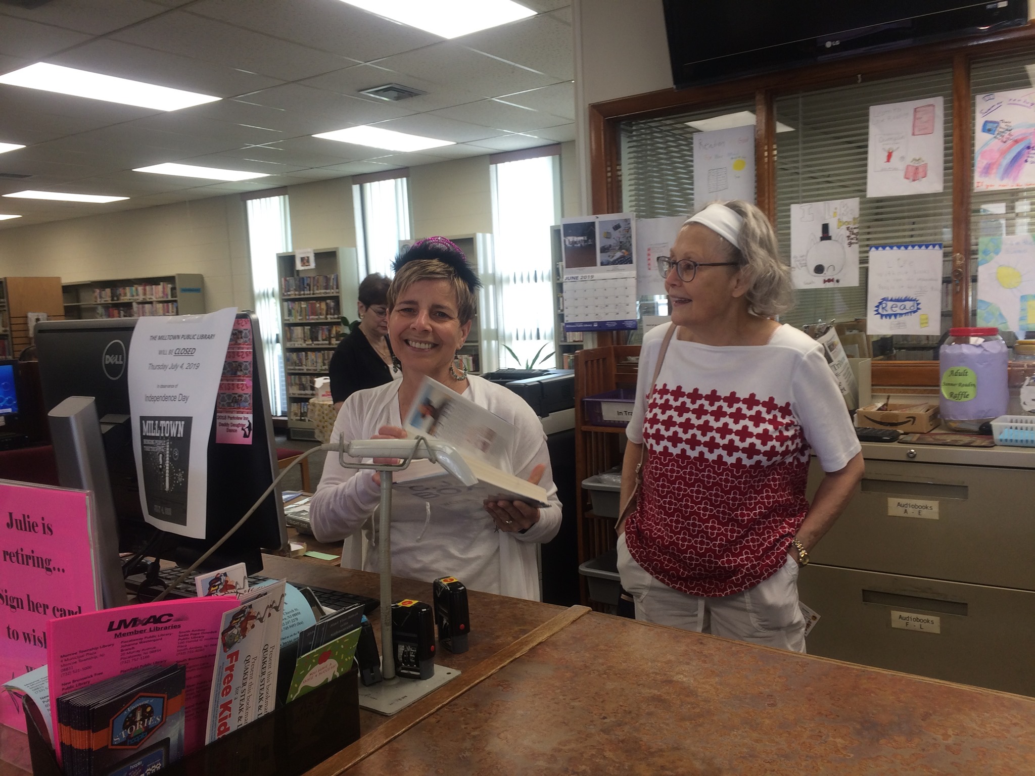 Julie is officially retired.... - Milltown Public Library | Facebook