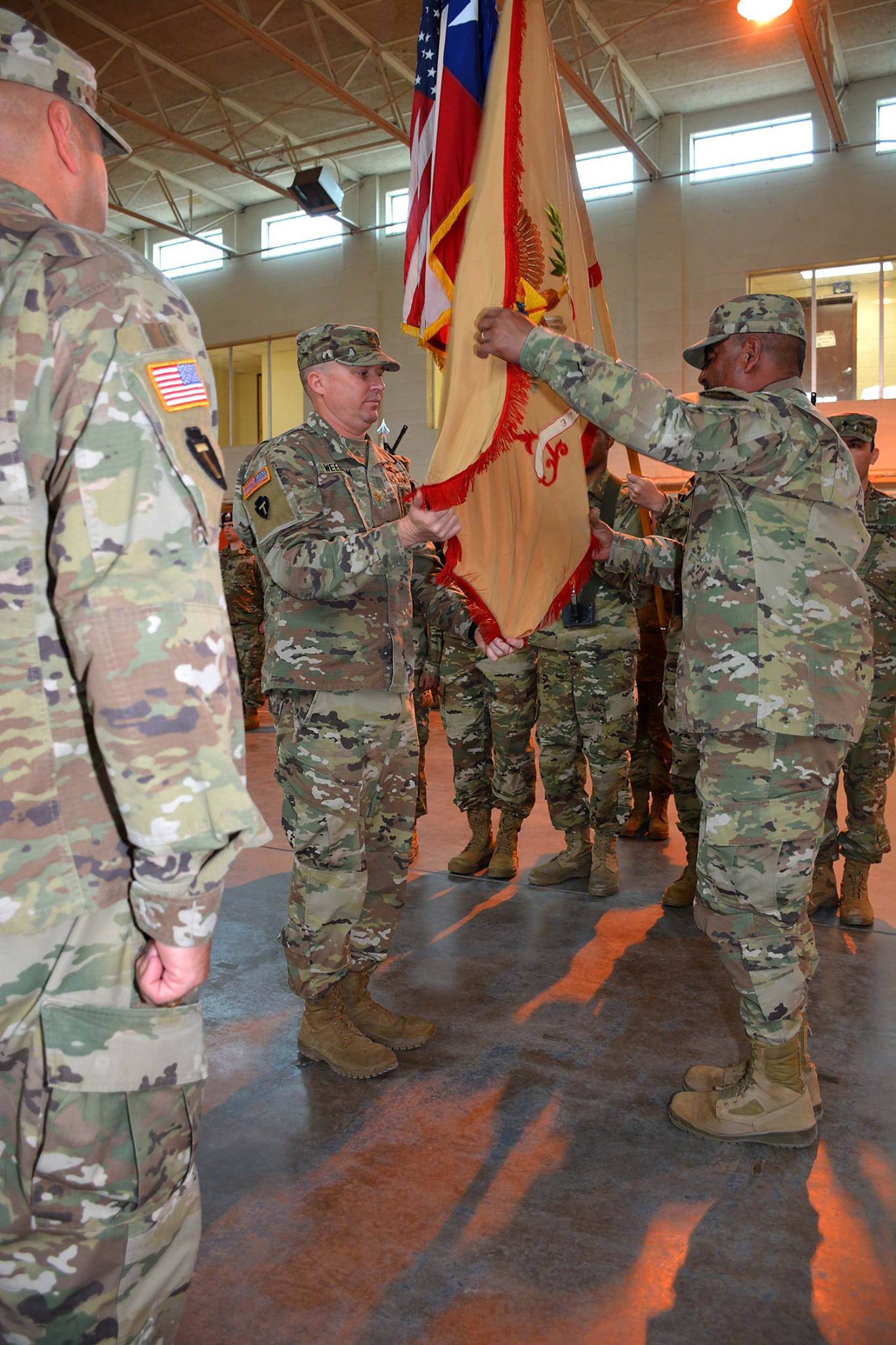 The 372nd CSSB uncased its colors... - 36th Infantry Division | Facebook