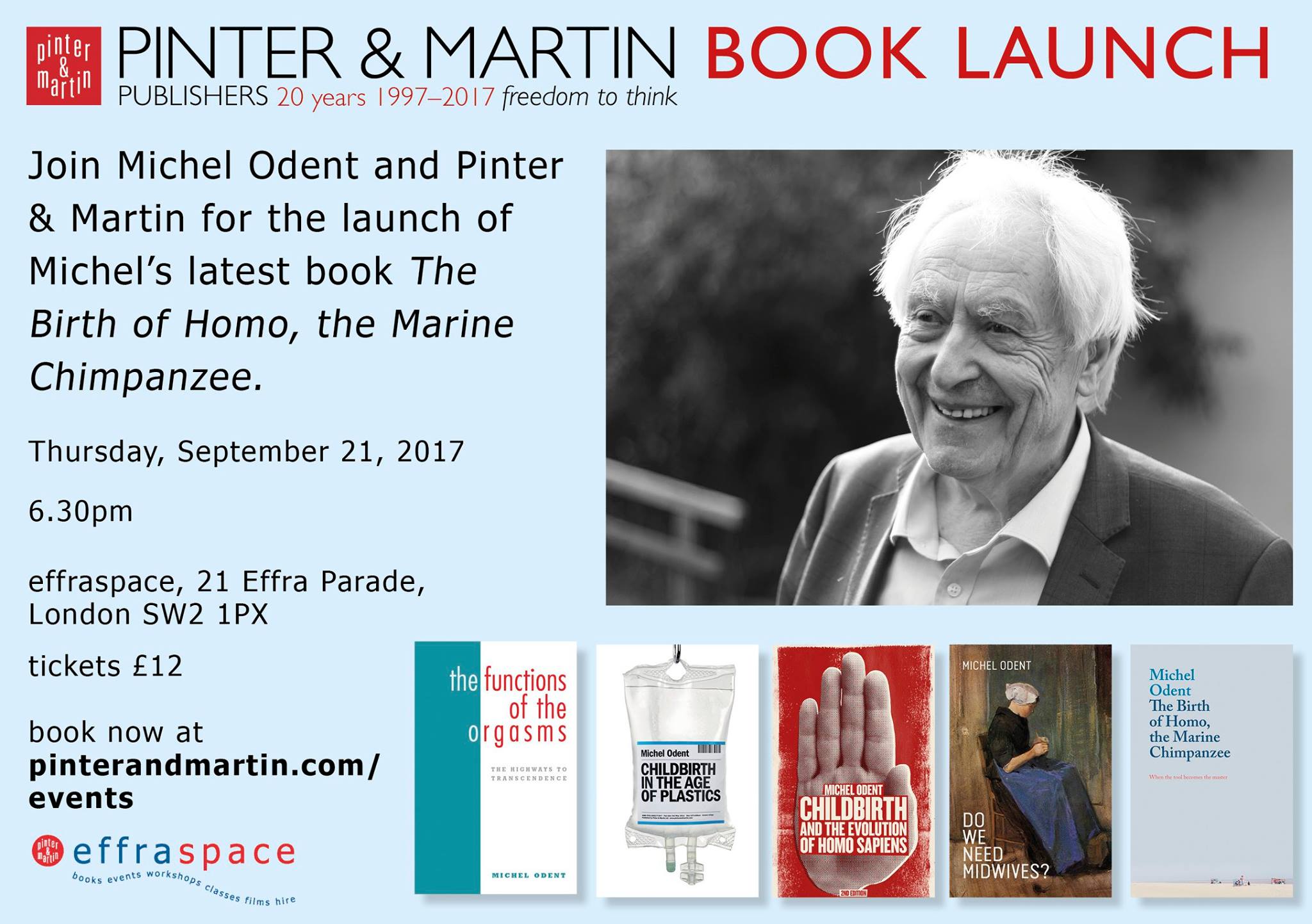 Pinter & Martin - Join Michel Odent and Pinter & Martin...