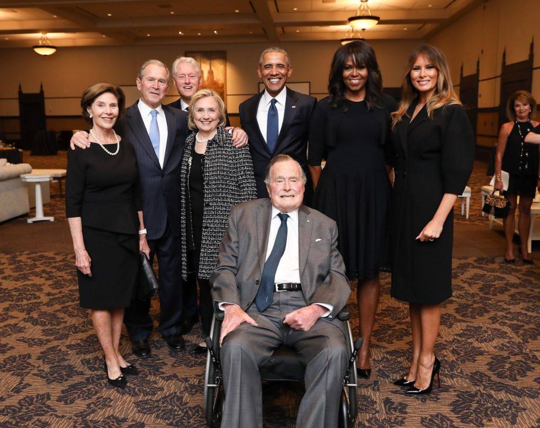 The Bushes, Clintons,... - NBC Nightly News with Tom Llamas | Facebook