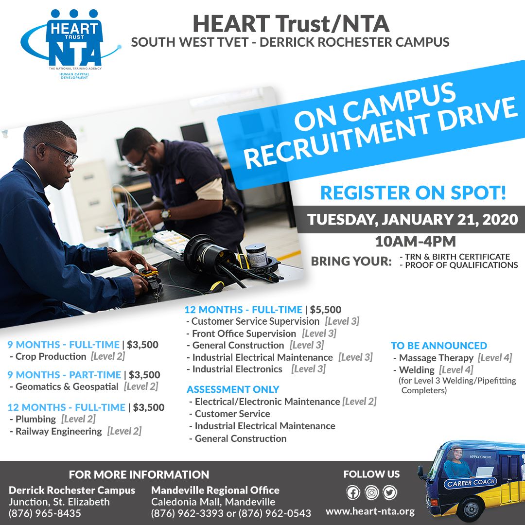 HEART - Register on the spot for any of these programmes on Tuesday ...
