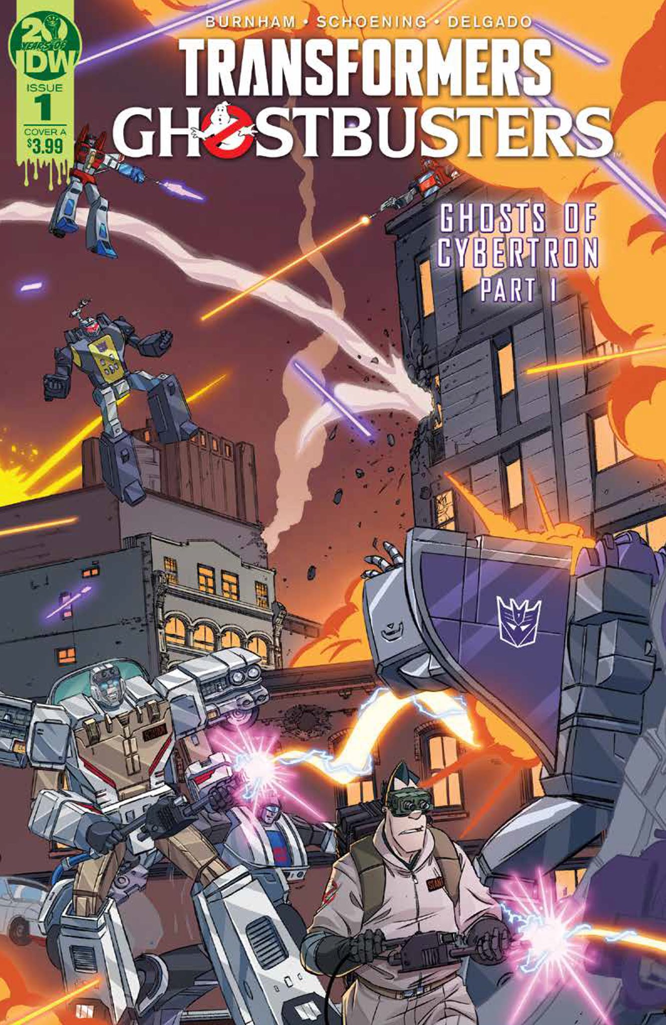 Where to find transformers ghostbusters crossover graphic novel?