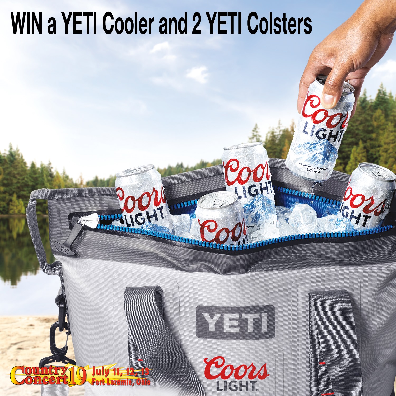 coors light yeti bag x SWAG Stand  SWAG Golf Co Coors Light Rolling Computer Bag
