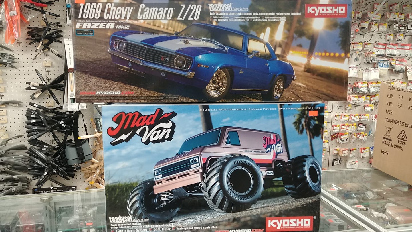 NOW available in store and our Online Store! 1/10 Kyosho Mad Van