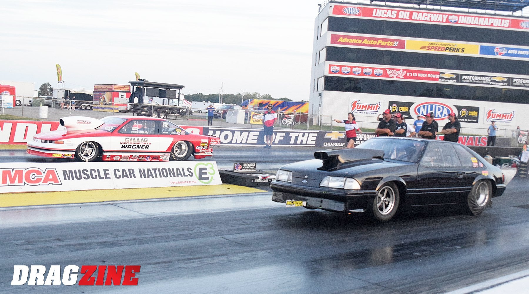 Dragzine.com - Billy Glidden drove his famed Fox body Mustang to ...