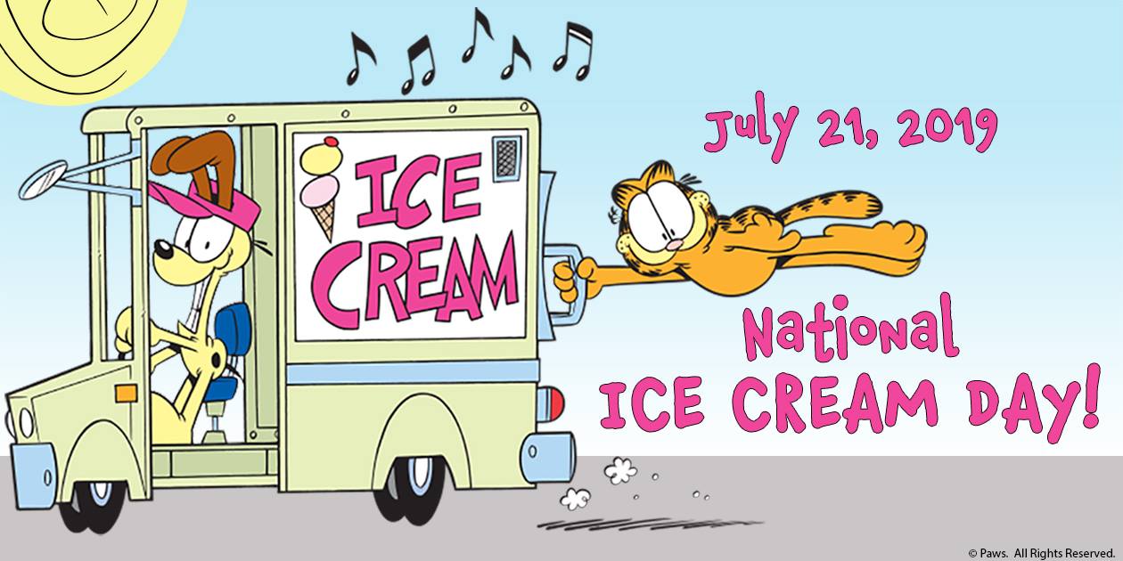 Garfield - ICE CREAM! Today and every day! | Facebook