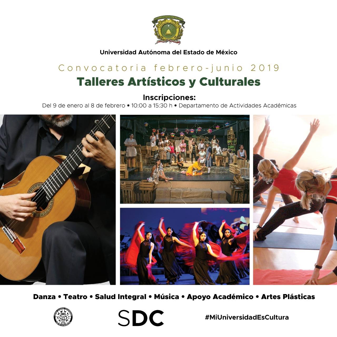 UAEMéx - Te invitamos a los talleres artísticos y culturales que la # ...
