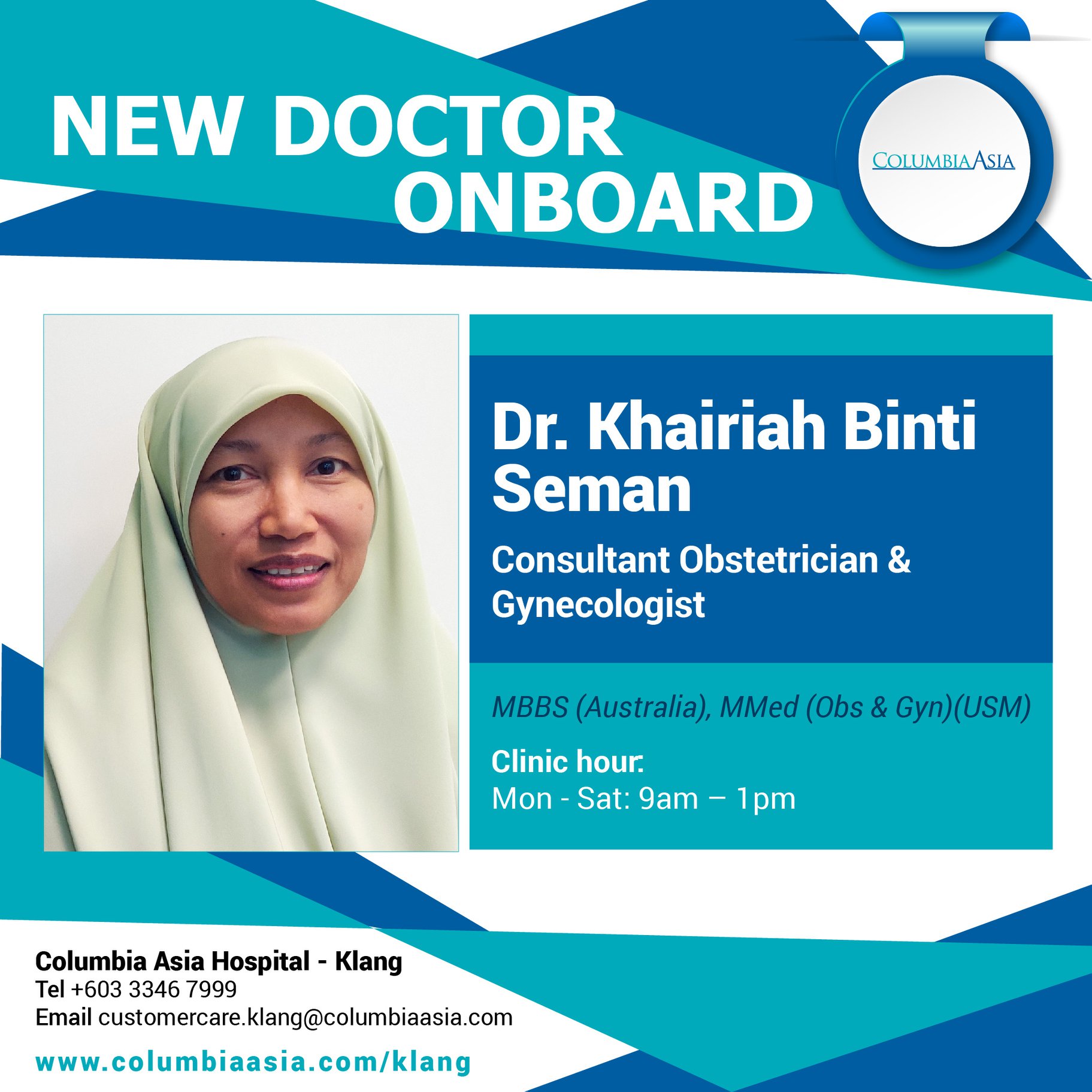 Our Warmest Welcome To Dr Columbia Asia Malaysia Facebook