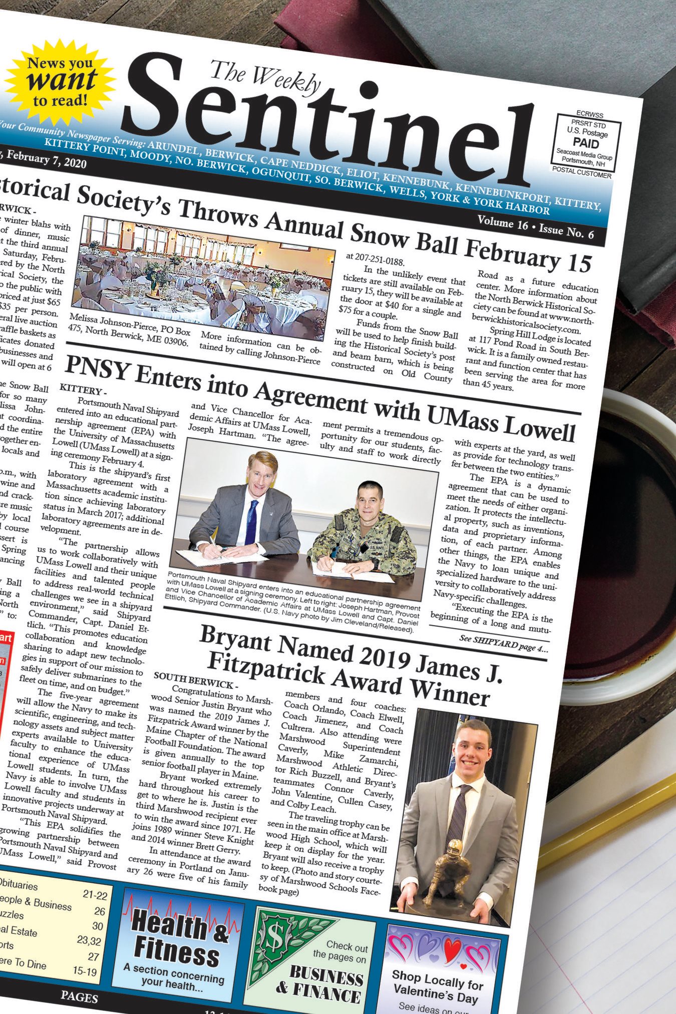 This Friday's (2/7) Sentinel –... - The Weekly Sentinel | Facebook